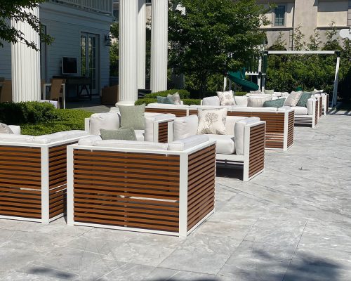 Luxury residence designed & furnished by Portside Luxury featuring pieces by Gandia Blasco.