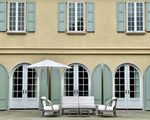 Luxury residence designed & furnished by Portside Luxury featuring pieces by Janus et Cie & Tuuci.