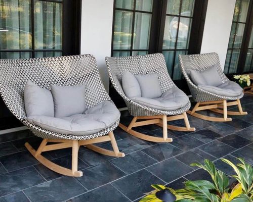 Luxury residence designed & furnished by Portside Luxury featuring pieces by Dedon.