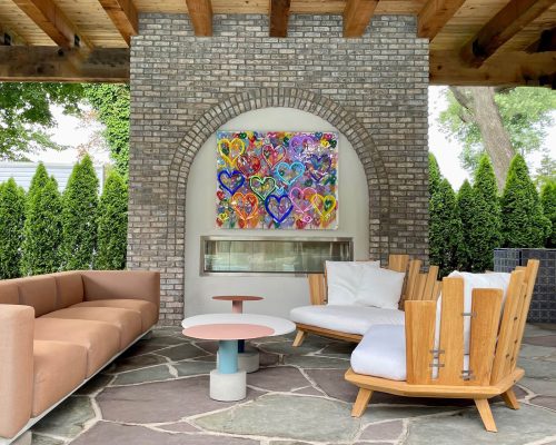 Luxury residence designed by Cynthia Stein and furnished by Portside Luxury featuring pieces by Kettal and Ethimo.
