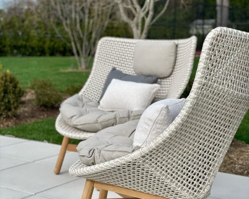 Luxury residence designed by Pamela Jemal Interiors and furnished by Portside Luxury featuring pieces by Dedon.