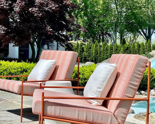 Luxury residence designed by Cynthia Stein and furnished by Portside Luxury featuring pieces by Point 1920.