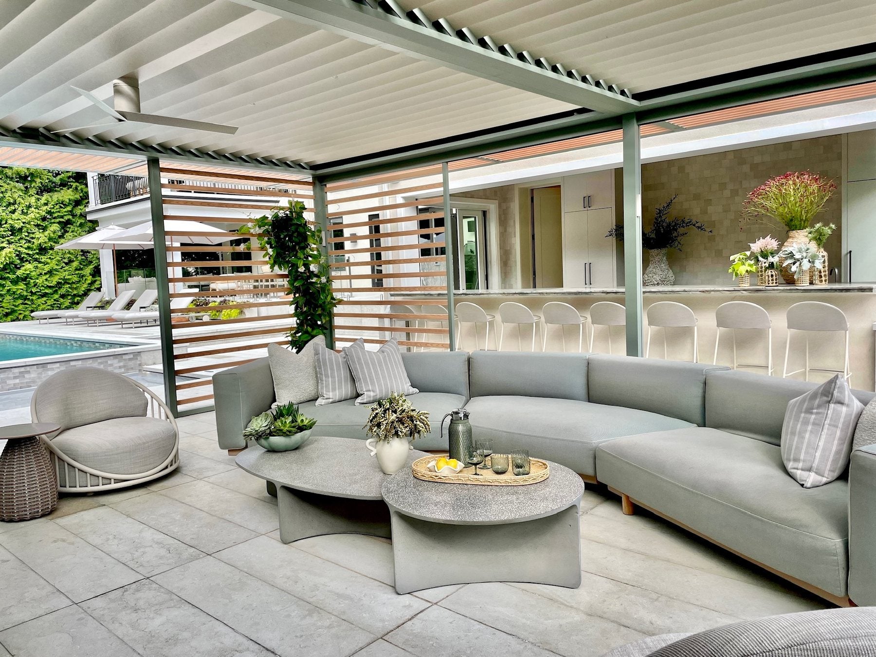 Recent Portside Luxury outdoor installation.