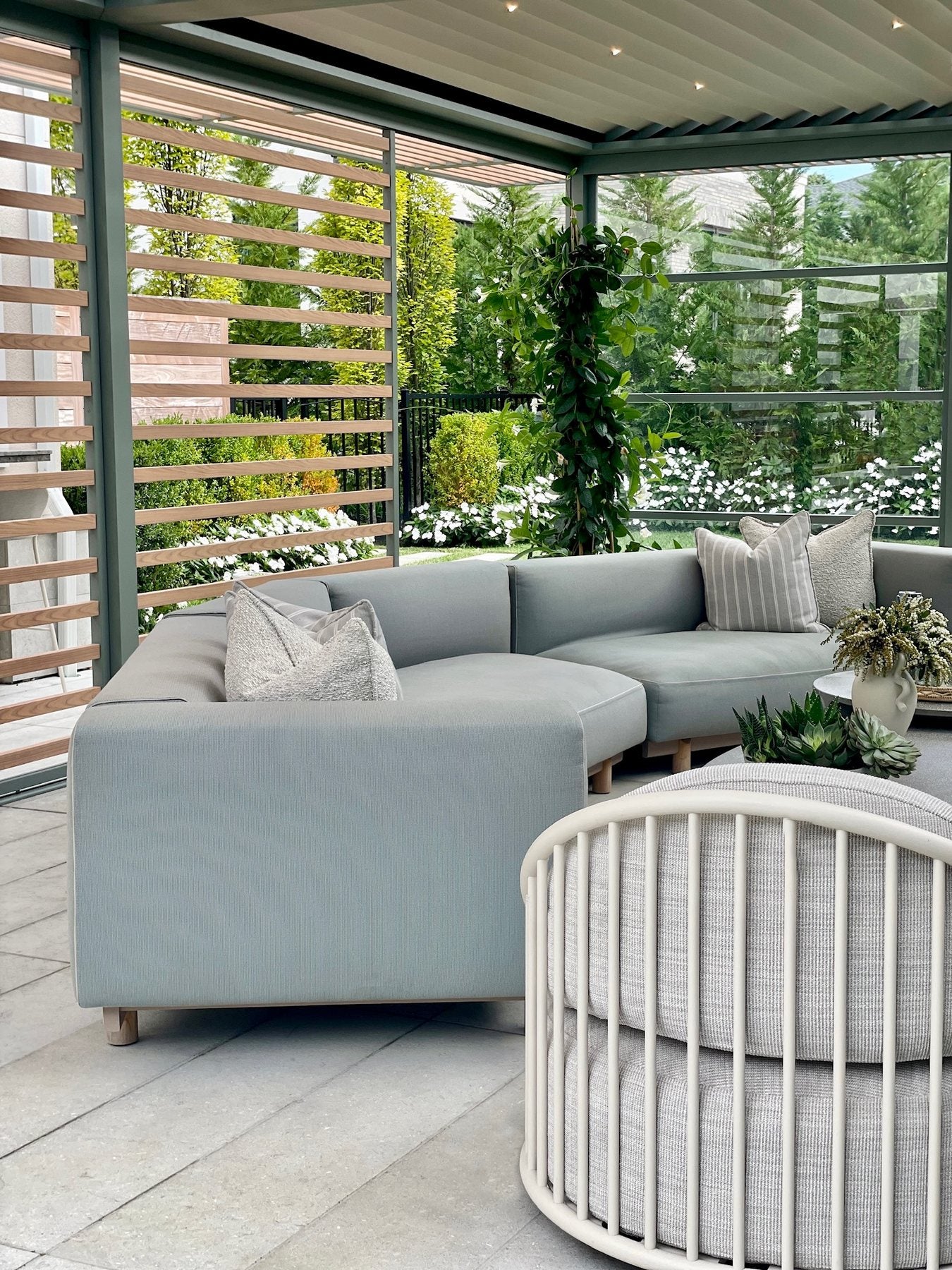 Recent Portside Luxury outdoor installation.